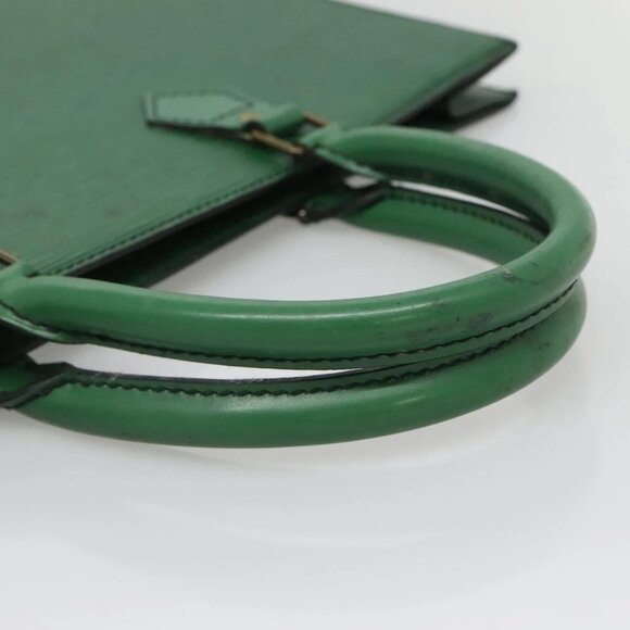 LOUIS VUITTON Epi Sac Plat Hand Bag Green M59084 LV Auth BA4170 - Picture 8 of 16